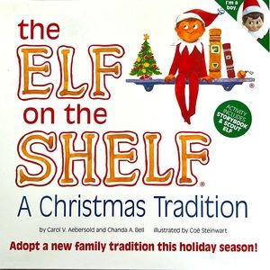 Elf on the shelf with pet Reindeer